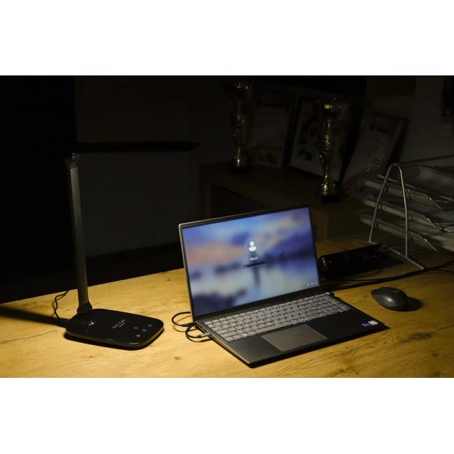 Montis Lampka biurkowa wielofunkcyjna LED MT042-BK Czarna/Black table lamp 5.7 W F Montis Lampka biurkowa wielofunkcyjna LED MT042-BK Czarna/Black table lamp 5.7 W F