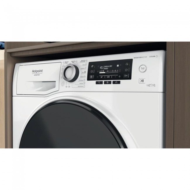 Hotpoint NDD 11725 DA EE washing machine Front-load 11 kg 1600 RPM White Hotpoint NDD 11725 DA EE washing machine Front-load 11 kg 1600 RPM White