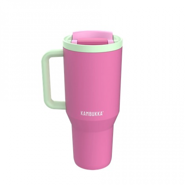 Thermal mug with telescopic straw Kambukka Rio Tumbler 950ml Bubblegum Mint