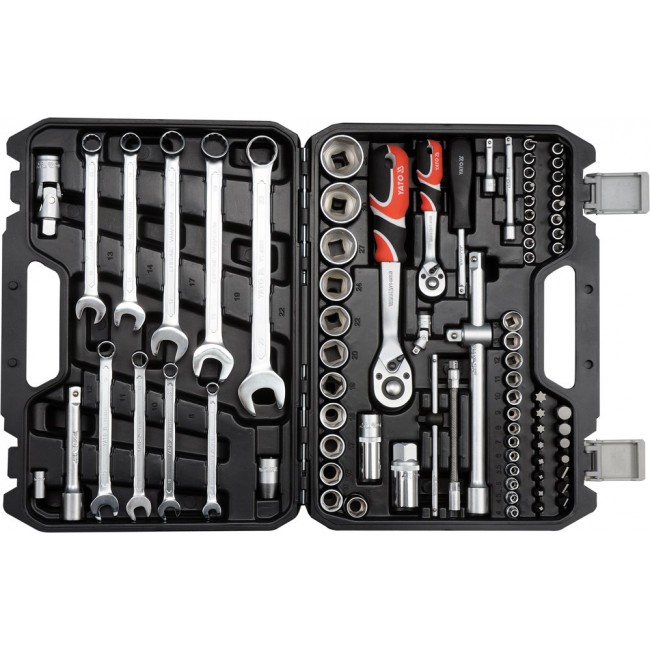 Yato YT-12691 socket wrench Socket wrench set 82 pc(s) Yato YT-12691 socket wrench Socket wrench set 82 pc(s)