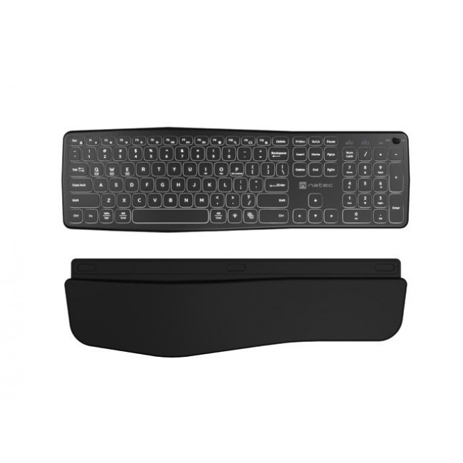 NATEC PORIFERA keyboard Home/Office Bluetooth QWERTY US International Black