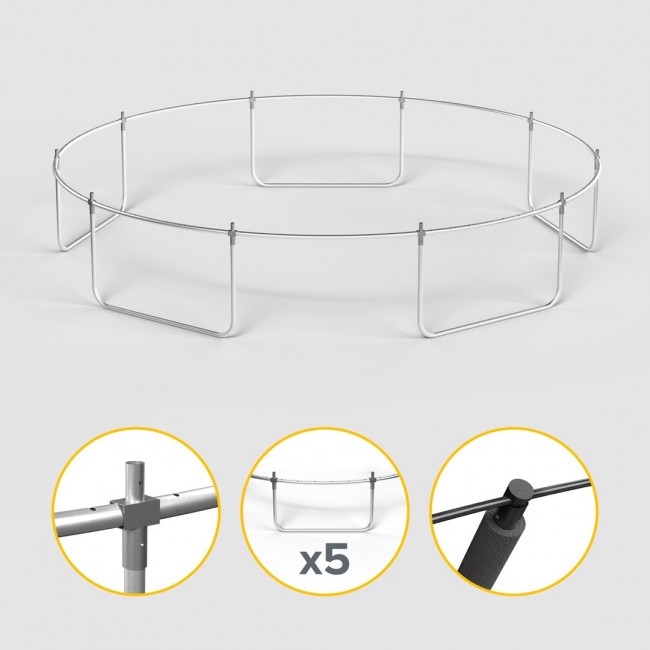 REBEL ACTIVE TRAMPOLINE PRO 15FT/457CM