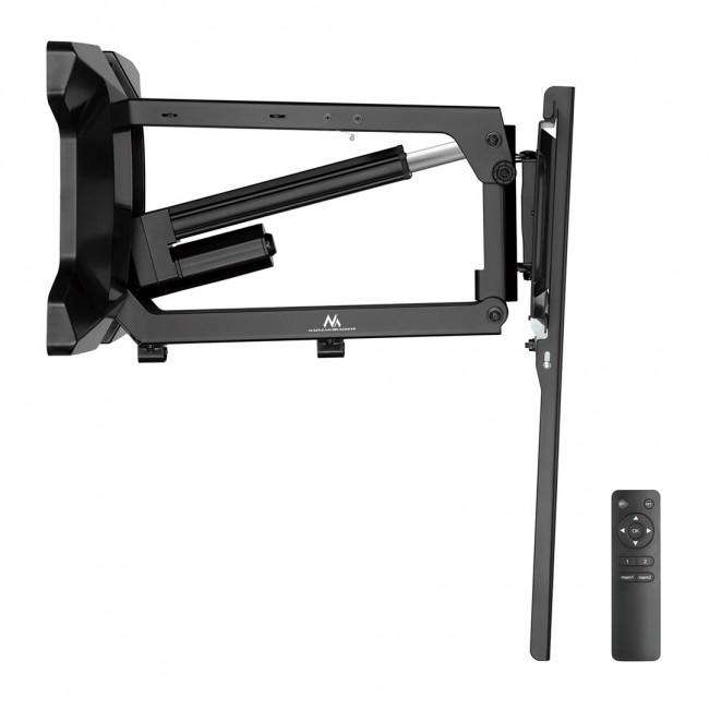 Maclean MC-891 Electric TV Wall Mount Bracket with Remote Control Height Adjustment 37'' - 70