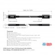 CLUB3D USB4 Gen3x2 Type-C Bi-Directional Cable 8K60Hz or 4K120Hz, Data 40Gbps, PD 240W(48V/5A) EPR M/M 3m / 9.84ft CLUB3D USB4 Gen3x2 Type-C Bi-Directional Cable 8K60Hz or 4K120Hz, Data 40Gbps, PD 240W(48V/5A) EPR M/M 3m / 9.84ft