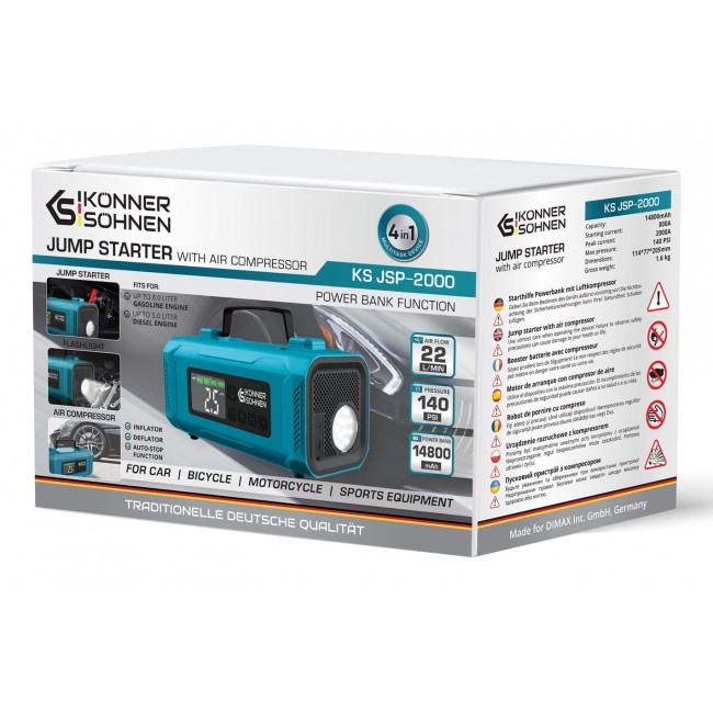 K nner & S hnen KS JSP-2000 vehicle jump starter 2000 A