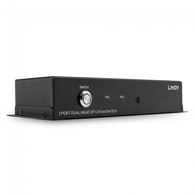 Lindy 2 Port Dual Head DisplayPort 1.2 KVM Switch Lindy 2 Port Dual Head DisplayPort 1.2 KVM Switch
