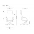Apollo BL417 office chair slategrey/black