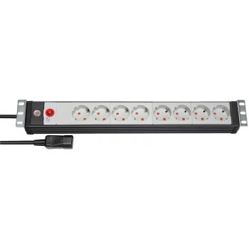 Brennenstuhl 1156057128 power extension 3 m 8 AC outlet(s) Indoor Black