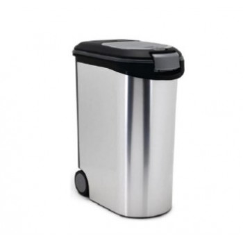 Curver Metallic Pet food storage container Plastic Black, Grey
