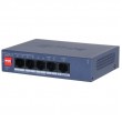 Dahua Technology CS4005-4ET1GT-36 network switch Managed L2 Gigabit Ethernet (10/100/1000) Power over Ethernet (PoE) Blue