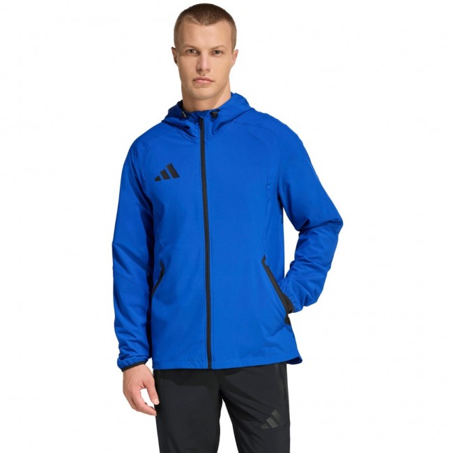Kurtka męska adidas Tiro 26 Travel Windbreaker niebieska KD3335 XL Kurtka męska adidas Tiro 26 Travel Windbreaker niebieska KD3335 XL