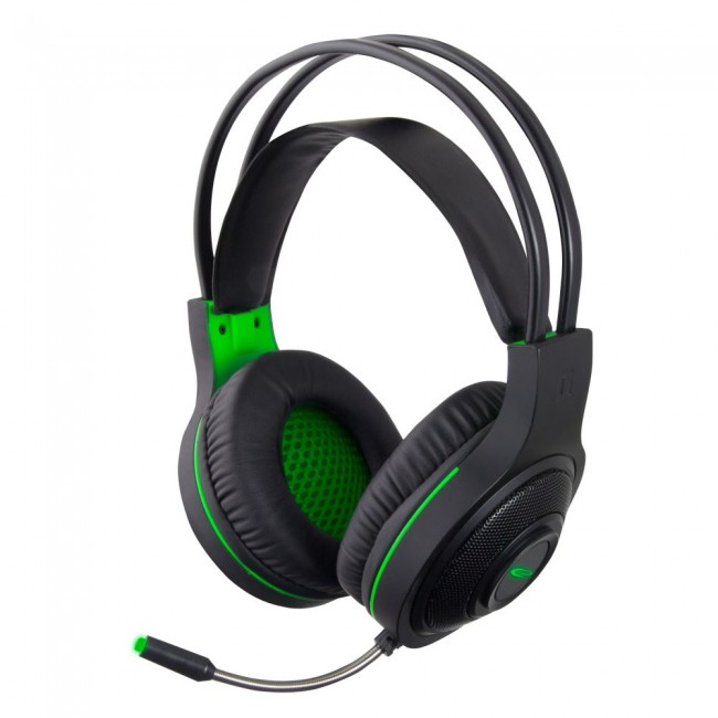 Esperanza EGH430 Headphones with microphone Headband Black, Green