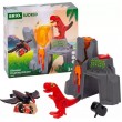 BRIO Dinosaur Erupting Volcano