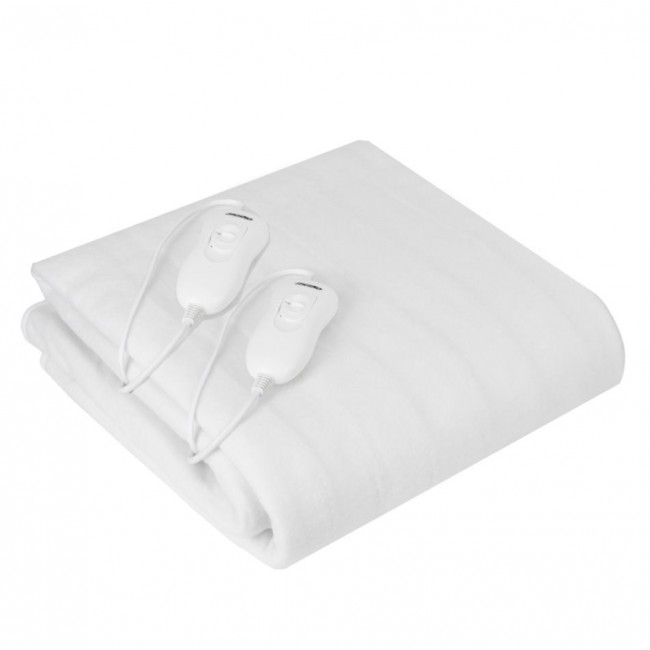 Mesko MS 7420 electric blanket Electric bed warmer 2x 60 W White, Polyester