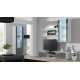 Cama hanging display cabinet SOHO white/grey gloss