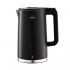 ELDOM NEEV kettle, capacity 1.7 l, power 2200 W, steel center, black