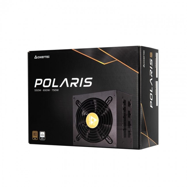Chieftec Polaris power supply unit 550 W 20+4 pin ATX PS/2 Black Chieftec Polaris power supply unit 550 W 20+4 pin ATX PS/2 Black