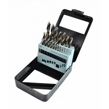 AW METAL DRILL BIT HSS M2 KPL. 19pcs / 1.0-10 mm/PREMIUM