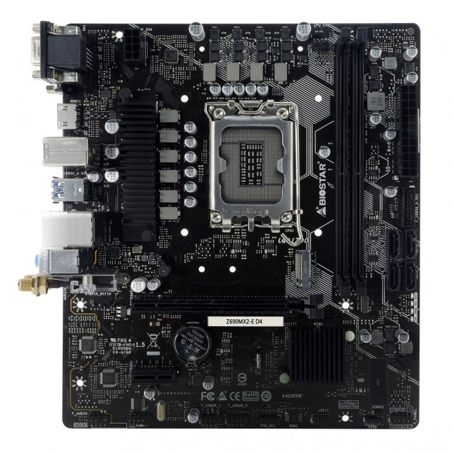 Biostar Z690MX2-E D4 motherboard Intel Z690 LGA 1700 micro ATX Biostar Z690MX2-E D4 motherboard Intel Z690 LGA 1700 micro ATX