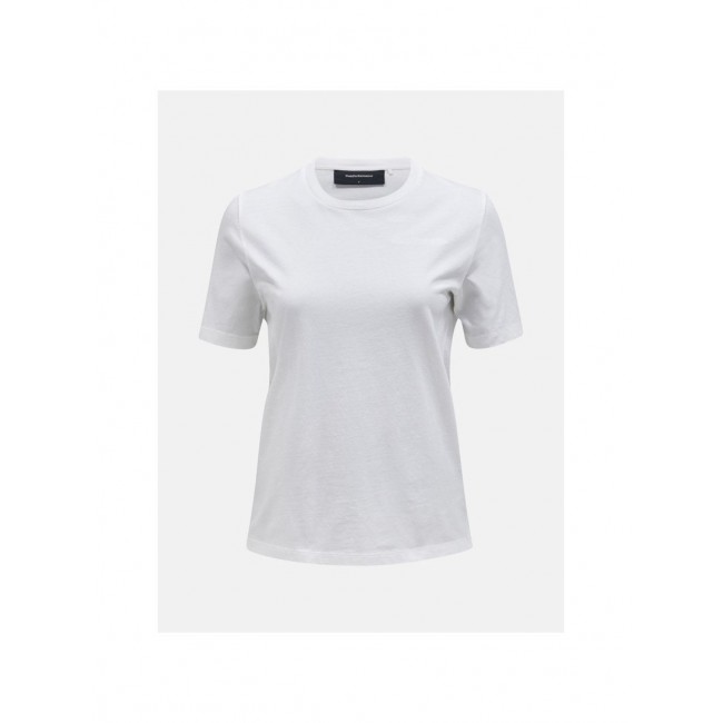 Koszulka Peak Performance W Original Small Logo Tee bia y Koszulka Peak Performance W Original Small Logo Tee bia y