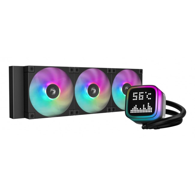 DeepCool LP360 Computer case, Processor All-in-one liquid cooler 12 cm Black 1 pc(s) DeepCool LP360 Computer case, Processor All-in-one liquid cooler 12 cm Black 1 pc(s)