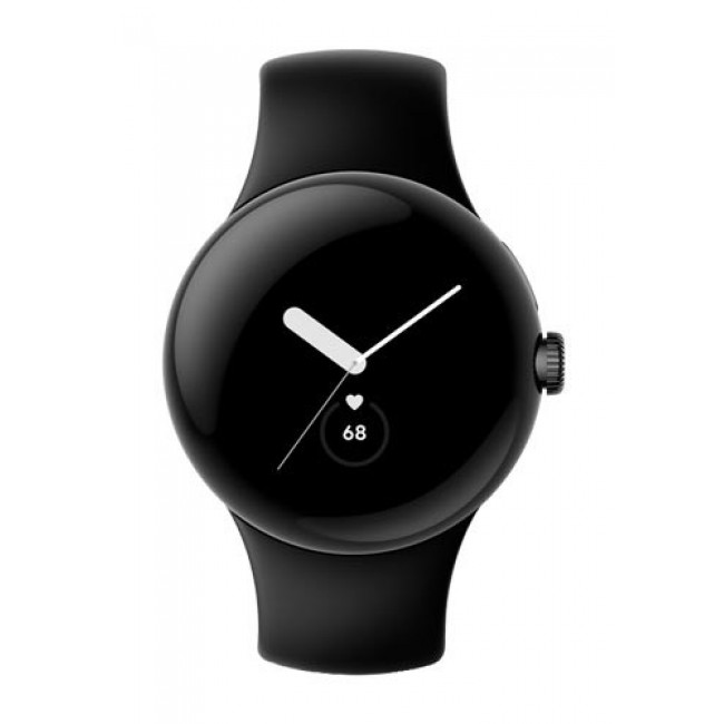 Google Pixel Watch AMOLED 41 mm Digital Touchscreen Black Wi-Fi GPS (satellite)