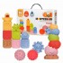 TULLO Sensory blocks Montessori educational set, 18 pieces