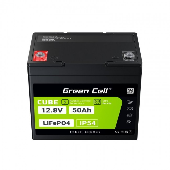 Green Cell LFPGC12V50AH UPS battery Lithium Iron Phosphate (LiFePO4) 12 V 50 Ah Green Cell LFPGC12V50AH UPS battery Lithium Iron Phosphate (LiFePO4) 12 V 50 Ah
