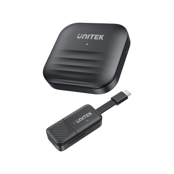 UNITEK V1184A01 AV extender AV transmitter & receiver Black