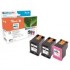 Peach 0F319640 ink cartridge 3 pc(s) Black, Cyan, Magenta, Yellow