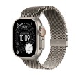 Apple Watch Ultra 3 GPS + Cellular 49mm Natural Titanium Case with Natural Titanium Milanese Loop - Medium