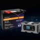 Qoltec 52493 Charger 12V 10A | Rectifier with repair function for AGM GEL LiFePO4 battery | LCD
