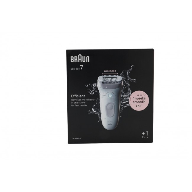 Braun 7-011 Silk-?pil 7 Wet&Dry-Epilierer, wei?/silber