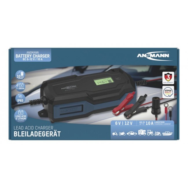 Ansmann 1001-0146 vehicle battery charger 6 - 14 V Black