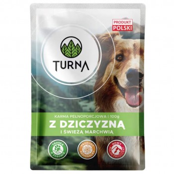 TURNA with game meat wet dog food 100g