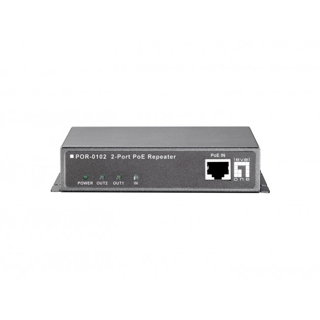 LevelOne PoE Repeater, 2 Ports, Cascadable