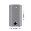 LIN LIFVD1SMGY 80L UNIVERSAL grey electric water heater with Wi-Fi