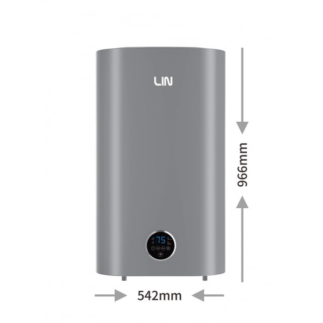 LIN LIFVD1SMGY 80L UNIVERSAL grey electric water heater with Wi-Fi
