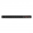 LogiLink PDU8P01 power distribution unit (PDU) 8 AC outlet(s) 1U Black
