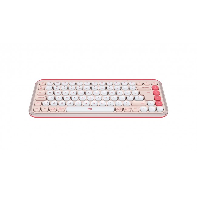 Logitech POP Icon Keys keyboard Universal Bluetooth QWERTY US International Rose