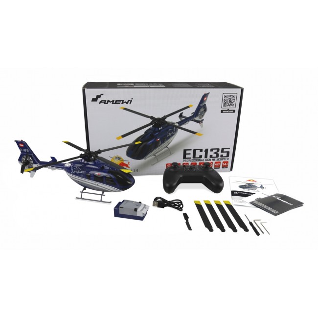 Amewi EC135 Radio-Controlled (RC) model Helicopter Electric engine 1:32