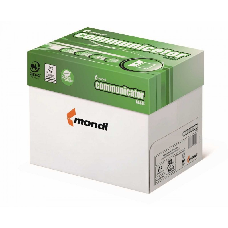 Paper copier office Mondi Communicator Basic 9488A80 (A4 80 g/m2 500 sheets paper white) Paper copier office Mondi Communicator Basic 9488A80 (A4 80 g/m2 500 sheets paper white)