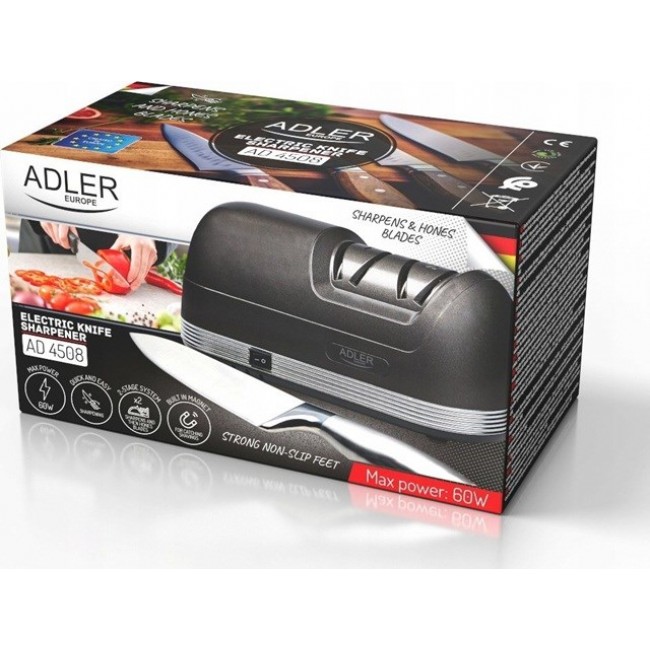 Adler Electric Knife Sharpener CR 4508 Black Adler Electric Knife Sharpener CR 4508 Black