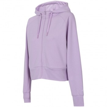 Women's sweatshirt 4F light purple H4Z22 BLD027 52S L