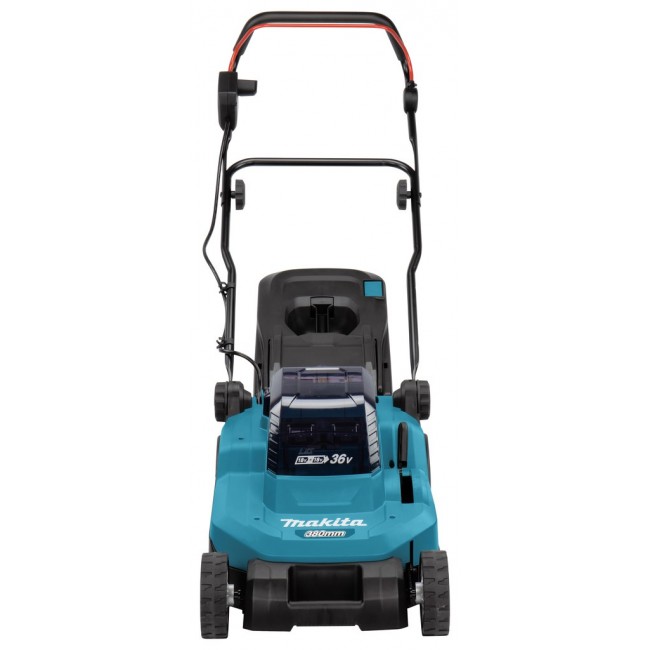 Makita DLM382CM2 lawn mower Walk behind lawn mower Battery Black, Blue Makita DLM382CM2 lawn mower Walk behind lawn mower Battery Black, Blue