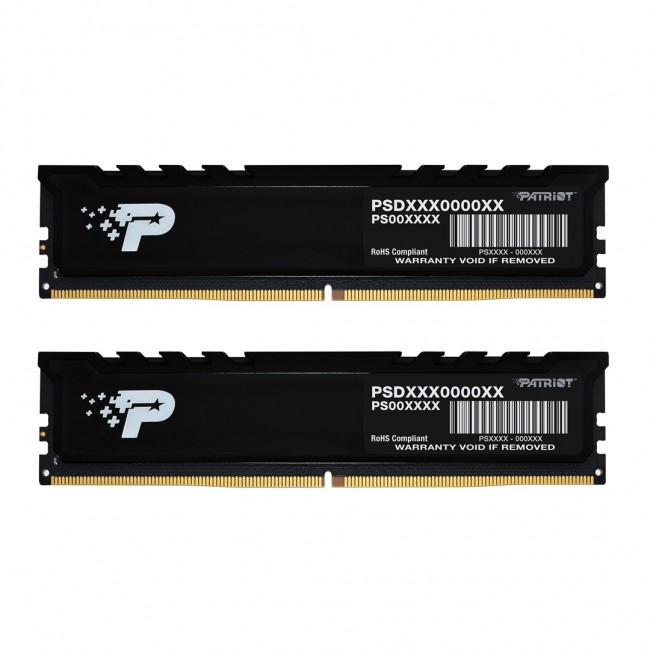 Patriot Memory Signature Premium PSP516G5600KH1 memory module 16 GB 2 x 8 GB DDR5 5600 MHz Patriot Memory Signature Premium PSP516G5600KH1 memory module 16 GB 2 x 8 GB DDR5 5600 MHz