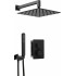 Concealed shower set with thermostatic BOX