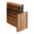 Magnetic block for 10 knives made of Artelegno walnut wood