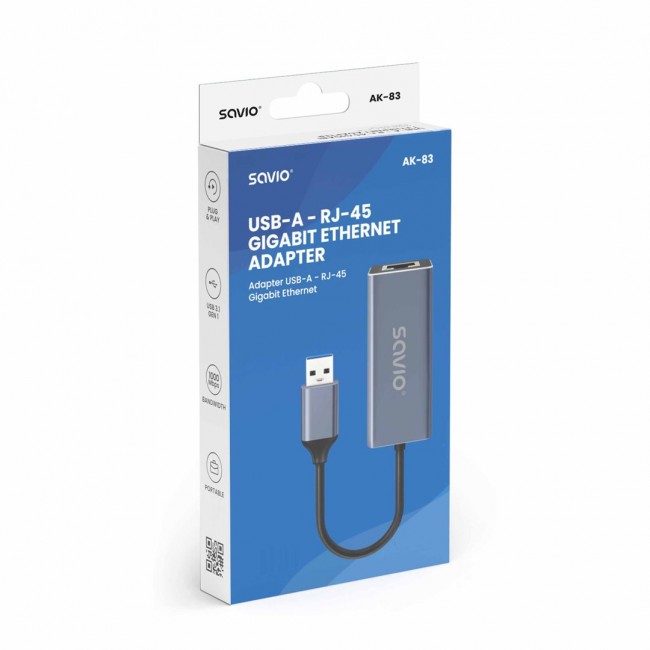 Savio AK-83 interface cards/adapter RJ-45