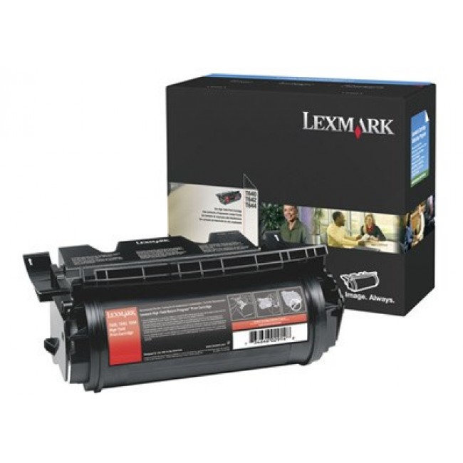 Lexmark T640, T642, T644 High Yield Print Cartridge toner cartridge Original Black Lexmark T640, T642, T644 High Yield Print Cartridge toner cartridge Original Black